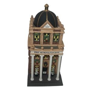 Dept 56 First Metropolitan Bank Christmas in the City Collection #5882-3   1994